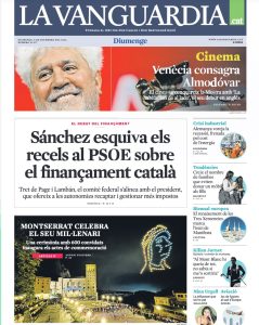 Portada La Vanguardia 07.09.2024