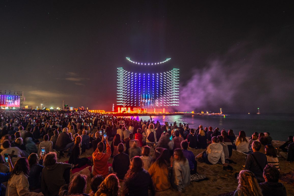 Flock Drone Art Spectacles De Drones Spectacle De Lumi Re De Drones