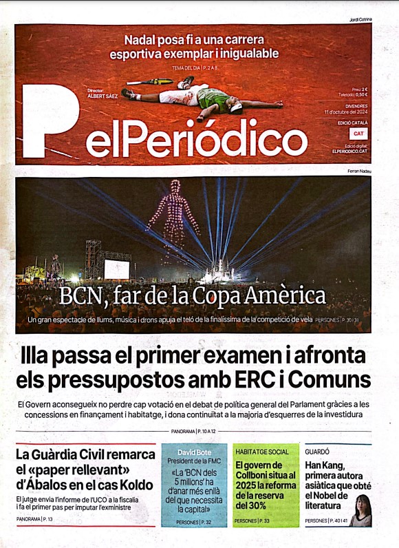 Portada El Periodico_Barcelona Farl al Món Copa America