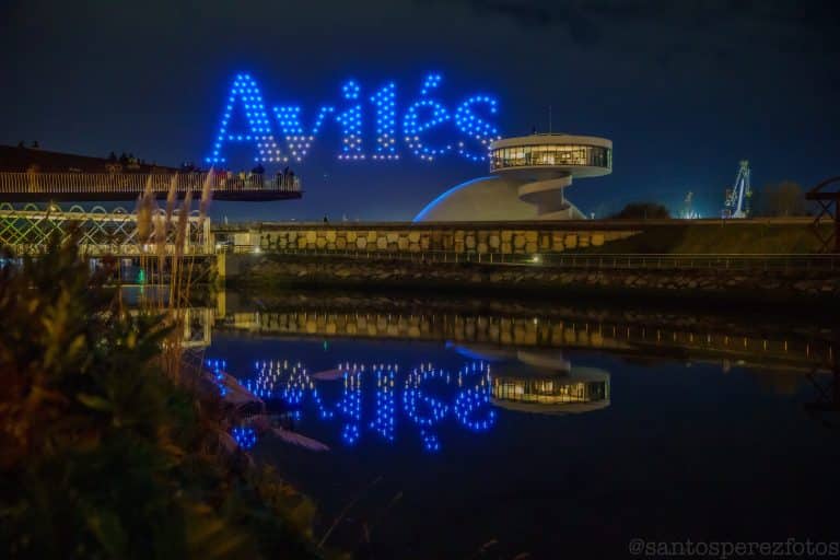 Drone show in Avilés