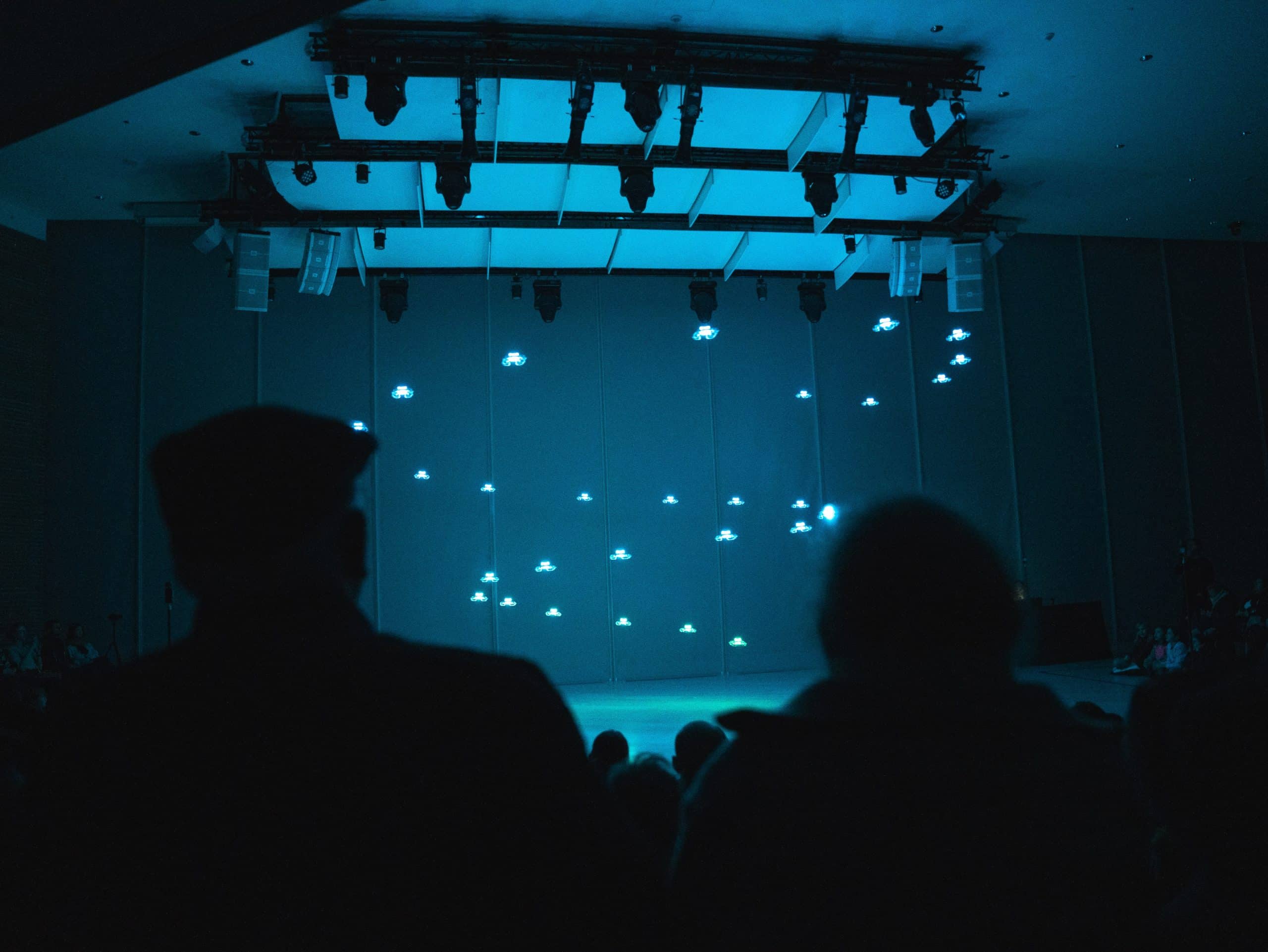 Indoor drone show in Santander