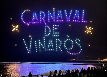 Vinaròs Carnival, drone show Flock Drone Art Studio